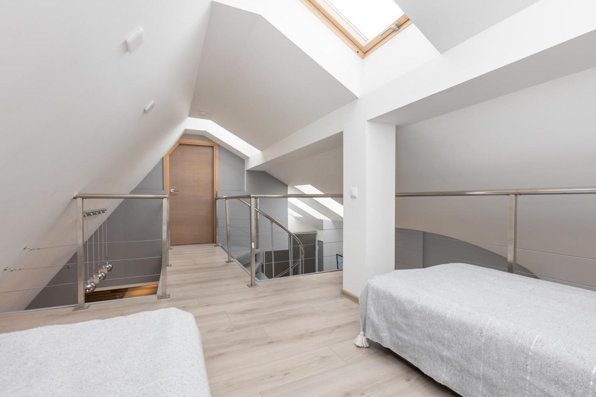 Penthouse Apartment With Terrace Riga Esterno foto